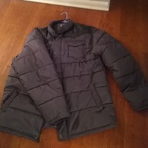 PJ Mark puffer w vegan leather